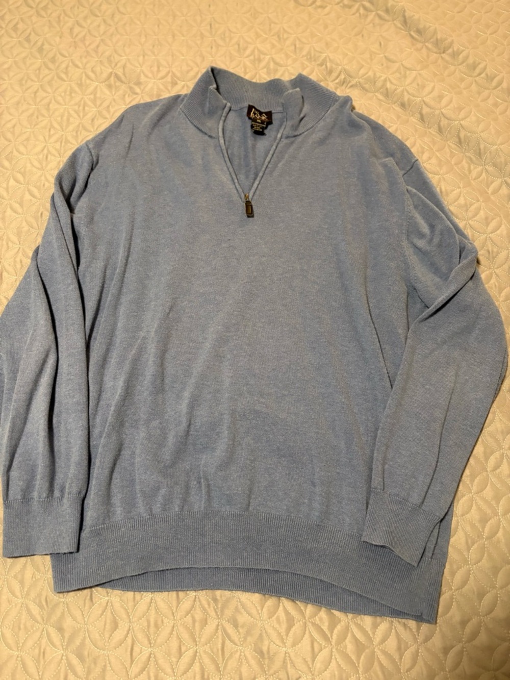 Jos. A. Bank Signature Collection Men’s Blue Zipper Pullover Sweater XXL